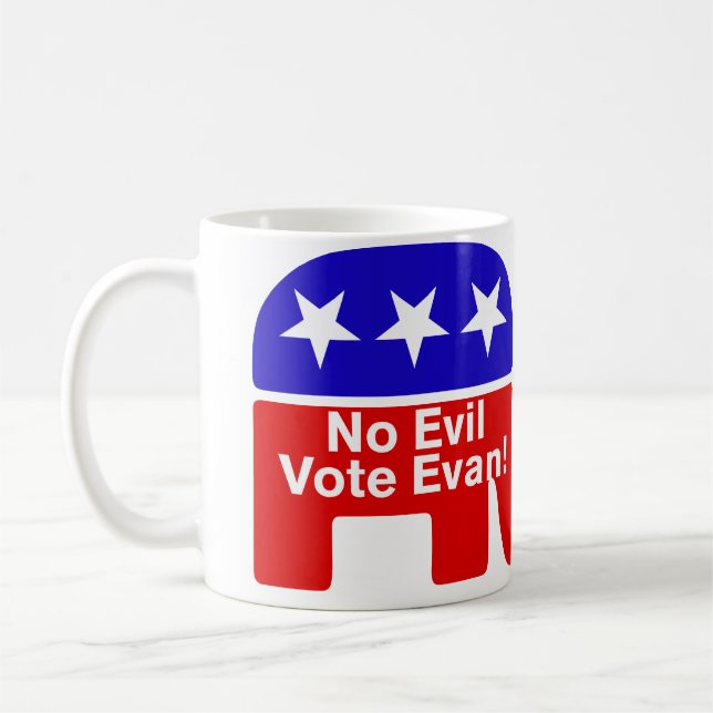Caneca De Café Evan McMullin - está nunca demasiado atrasado (Esquerda)