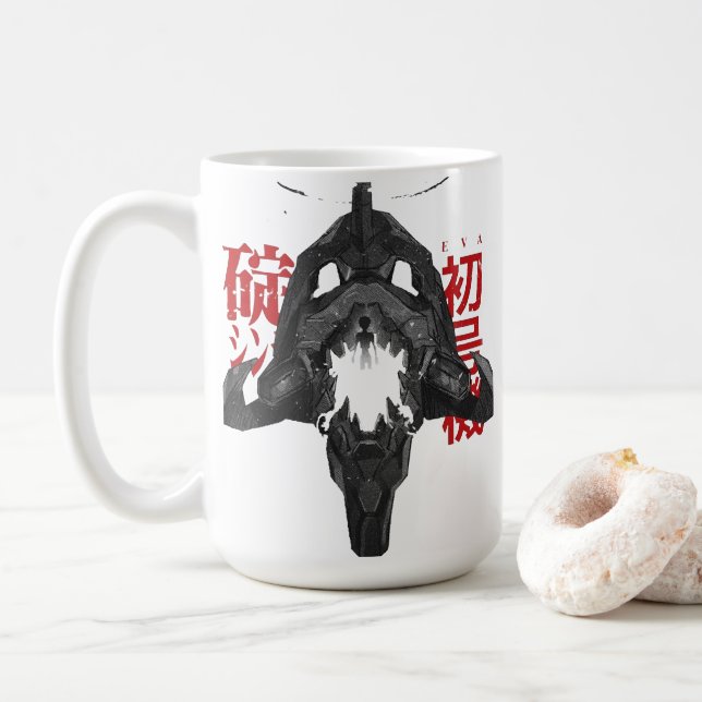 CANECA DE CAFÉ EVANGELION BERSERK UNIT 01 (Com Donut)