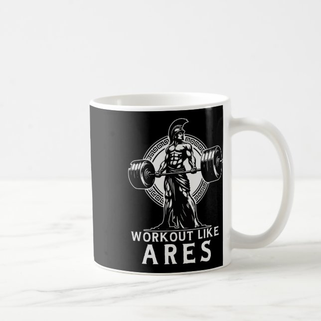 Caneca De Café Evento Como Ares Malhação Grega De Construção De D (Direita)