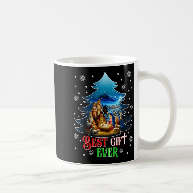 Caneca De Café Ever Christmas Jesus Nativity Scene Merry Christma (Direita)