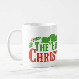 Caneca De Café Evergreen Christmas Tree Title