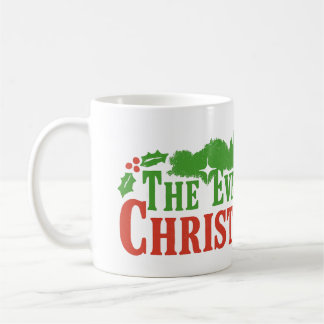 Caneca De Café Evergreen Christmas Tree Title