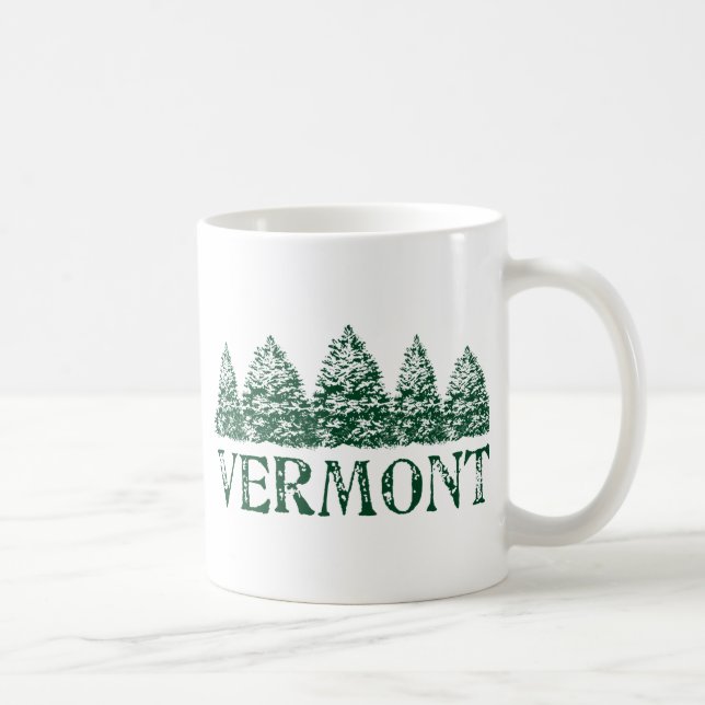 Caneca De Café Evergreens do inverno do VT (Direita)