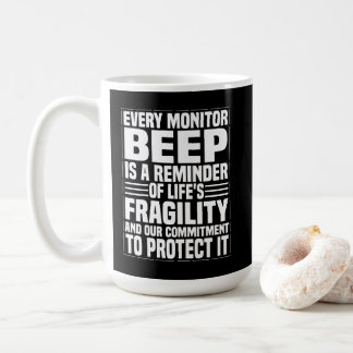 Caneca De Café Every Beep Matters – Alert & Devoted