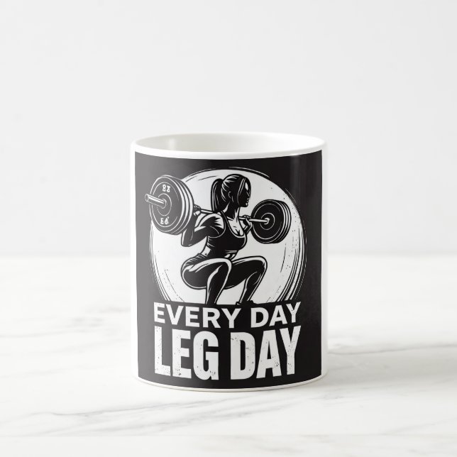 Caneca De Café Every Day Leg Day (Centro)