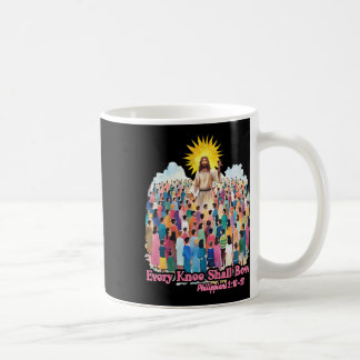 Caneca De Café Every Knee Shall Bow Christian Easter Day 