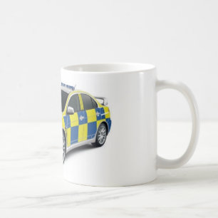 Caneca De Café evo do lanceiro de mitsubishi da polícia