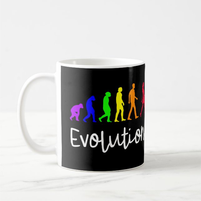 Caneca De Café Evolução (Esquerda)