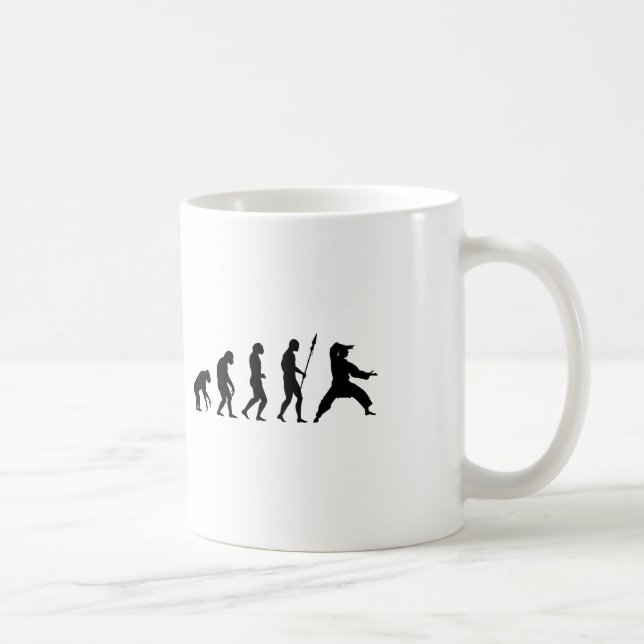 Caneca De Café evolução caratê (Direita)