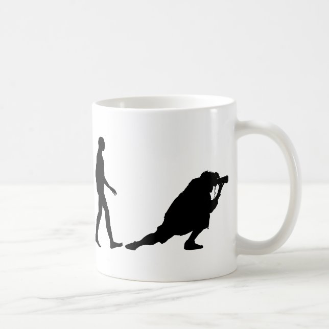 Caneca De Café Evolução da fotografia (Direita)