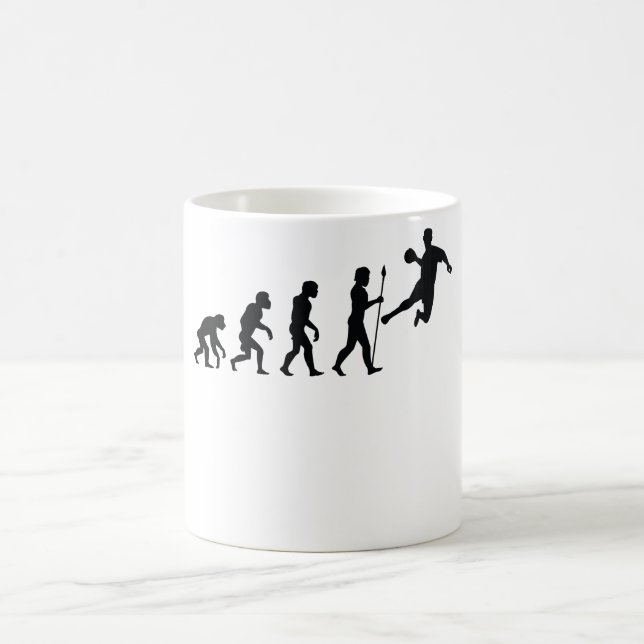 Caneca De Café Evolução de Dodgeball (Centro)