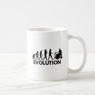 Caneca De Café Evolução de um baterista