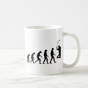 Caneca De Café Evolução do Badminton