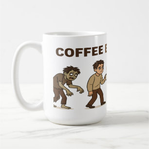 Caneca De Café Evolução Do Café - Mug De Humor Da Manhã