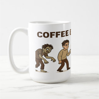 Caneca De Café Evolução Do Café - Mug De Humor Da Manhã