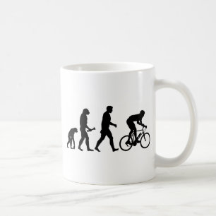 Caneca De Café Evolução do ciclismo