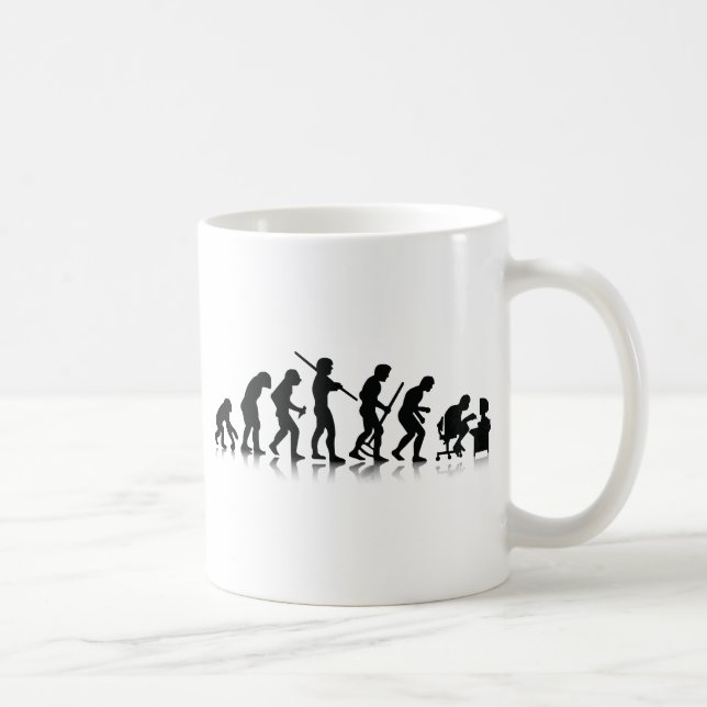 Caneca De Café Evolução do nerd (Direita)