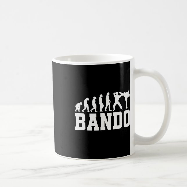 Caneca De Café Evolução Ndo Engraçada Kickboxing Birmanesa (Direita)