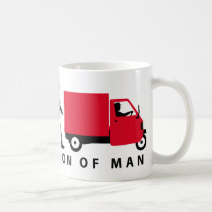 Caneca De Café Evolução of ele Piaggio Ape mini transporter