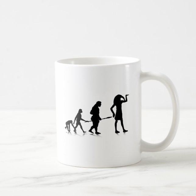 Caneca De Café Evolution_12 humano (Direita)