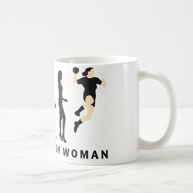 Caneca De Café evolution female handball (Direita)