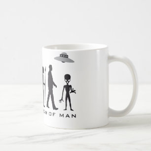 Caneca De Café evolution of ele alien