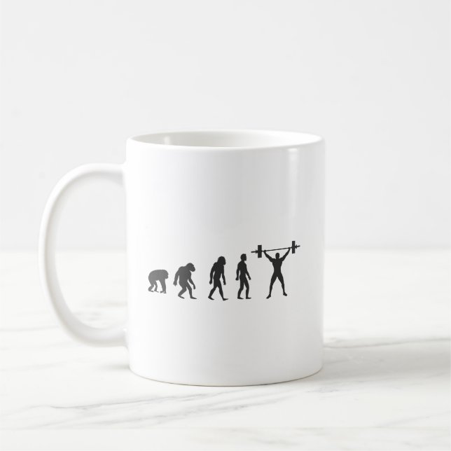 Caneca De Café Evolution of Man (Esquerda)
