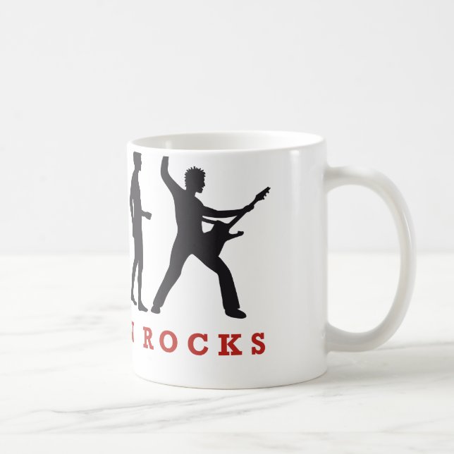 Caneca De Café evolution rocks (Direita)