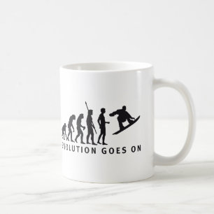 Caneca De Café evolution snowboard