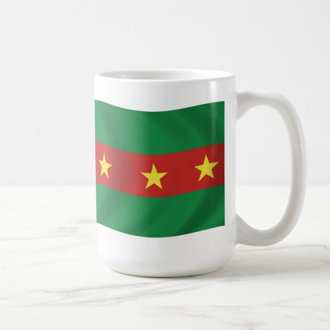 Caneca De Café Ewe Pessoas Flag Mug (Direita)