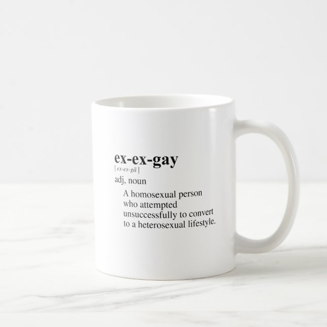CANECA DE CAFÉ EX-EX-GAY (Direita)