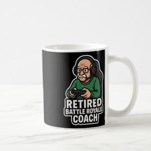 Caneca De Café Ex-Treinador Ttle Royale Comediante Gamer Idoso Jo