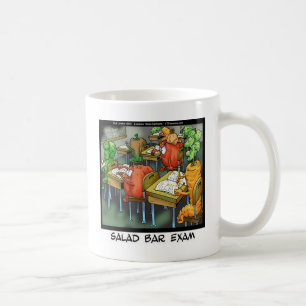 Caneca De Café Exame da Barra de Salada Engraçado
