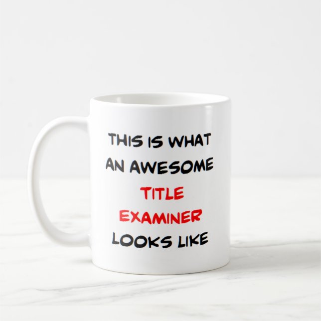 Caneca De Café examinador de título, incrível (Esquerda)