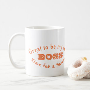Caneca De Café Excelente a ser meu próprio tempo do CHEFE para u