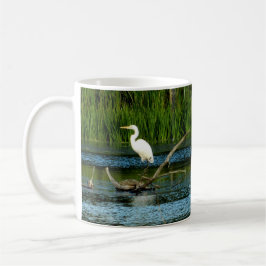 Caneca De Café Excelente - Agulha de Egret Branco