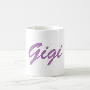 Caneca De Café Excelente Avó "Gigi"