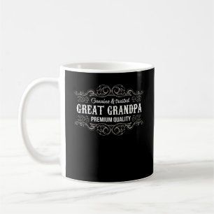 Caneca De Café Excelente Avô Vintage Dia de os pais Gift Tee