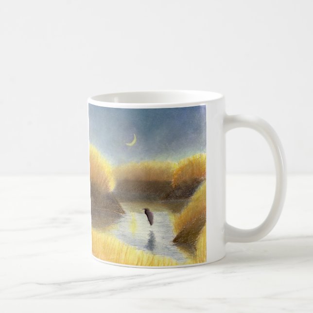 Caneca De Café Excelente Blue Heron (Direita)