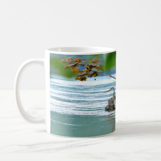 Caneca De Café Excelente Blue Heron (Esquerda)