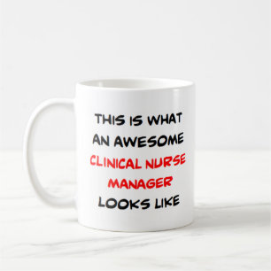 Caneca De Café excelente gerente de enfermeira clínica