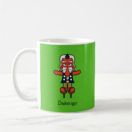 Caneca De Café Excelente japonês Tengu Warrior: Cartoon Yokai