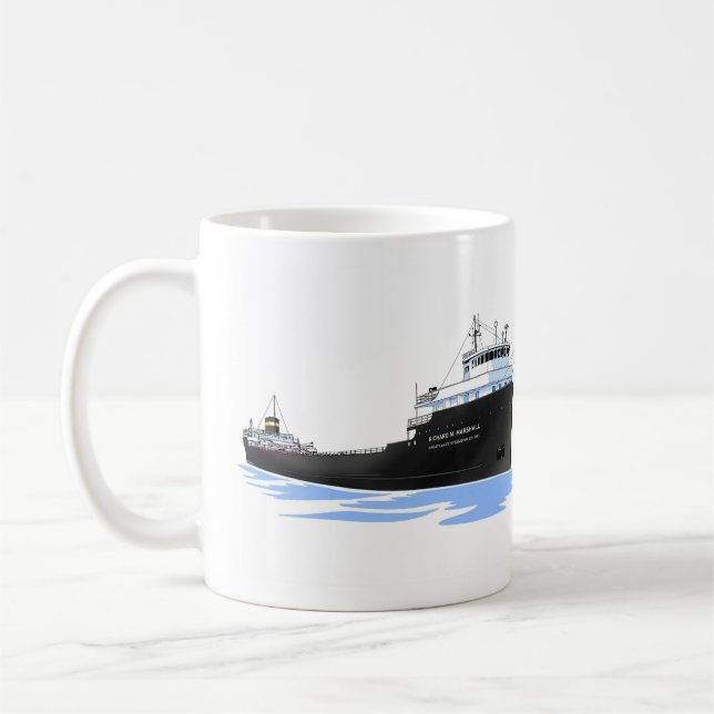Caneca De Café Excelente Lagos Freighter Richard M. Marshall (Esquerda)
