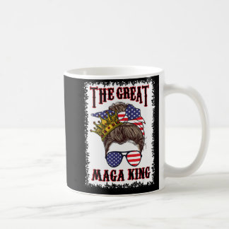 Caneca De Café Excelente Maga rei do mês de julho Messy Bun USA F