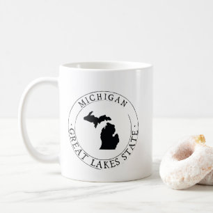 Caneca De Café Excelente Michigan Lake State Mug