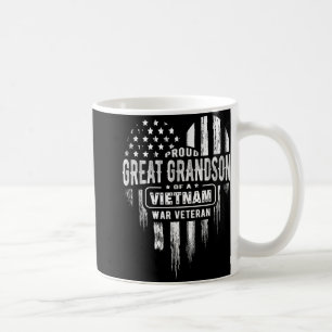 Caneca De Café Excelente orgulhoso do neto-vietnamita, veterano a