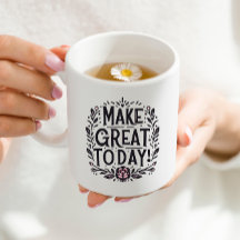 Excelente preto e rosa hoje Mug