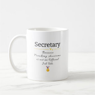 Caneca De Café Excelente Secretário Cote Mug