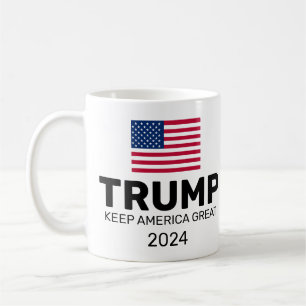 Caneca De Café Excelente Trump 2024 Keep America