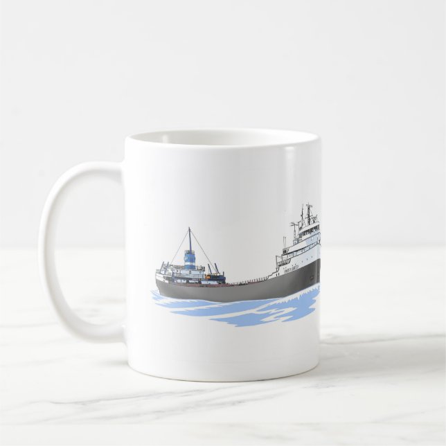 Caneca De Café Excelentes Lagos Freighter Ernest R. Breech (Esquerda)